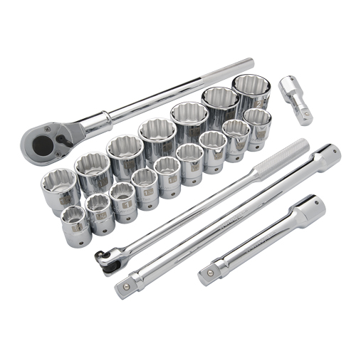 Jeu de douilles SAE, 21 Mcx, Prise de 3/4" Waymarc Industries Inc