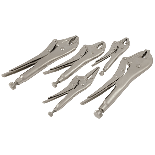 Locking Plier Set, 5 Pieces Waymarc Industries Inc