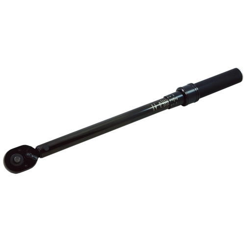 Torque Wrench, Click, 3/8" Square Drive, 20 - 100 ft-lbs. Waymarc Industries Inc