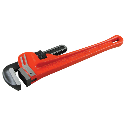 Pipe Wrench, 1-1/2" Jaw Capacity, 10" Long Waymarc Industries Inc