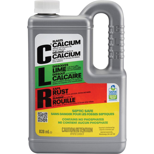 D&eacute;capant pour calcium, chaux et rouille CLR, 828 ml, Bouteille Waymarc Industries Inc