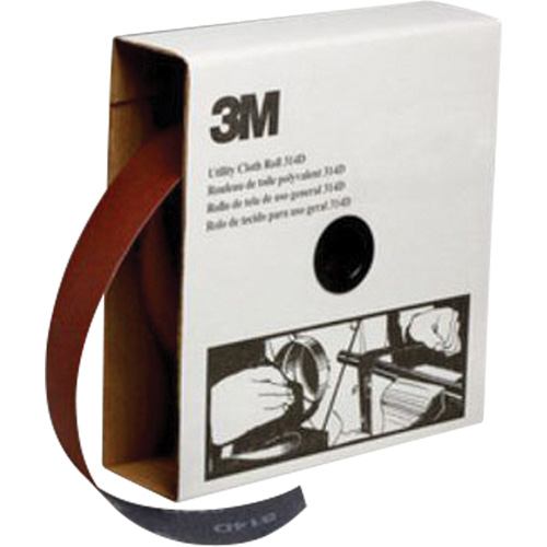 Utility Sanding Roll, Aluminum Oxide, 2" W x 150' L, P400 Grit Waymarc Industries Inc