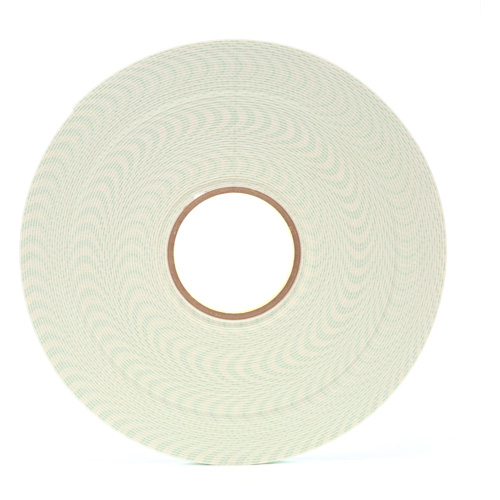 Double-Coated Urethane Foam Tape, 33 m (108') L x 12.7 mm (1/2") W, 62 mils, Urethane Waymarc Industries Inc