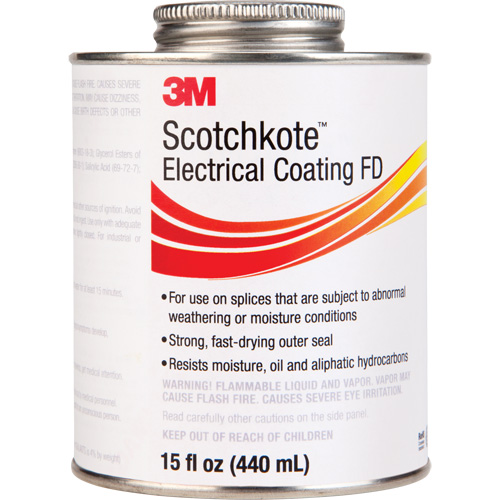 Scotchkote Electrical Coating FD, Clear, 15 oz., Can Waymarc Industries Inc