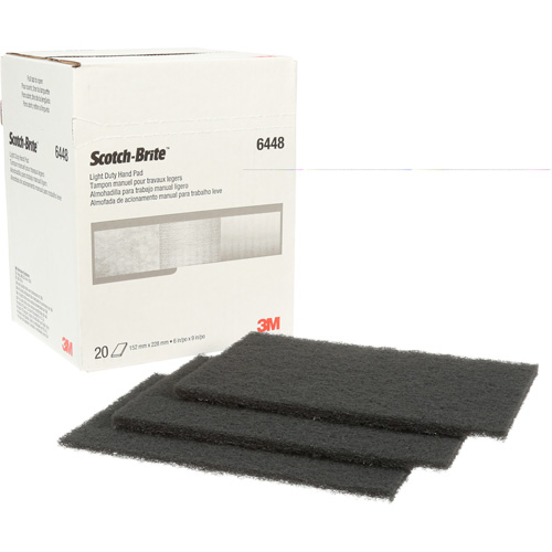 Tampon manuel pour travaux g&eacute;n&eacute;raux Scotch-Brite, Carbure de silicium, 6" x 9", Grain Ultra fin Waymarc Industries Inc