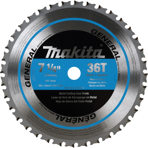 Lame de scie &agrave; pointes au CERMET, 7-1/4", 36 dents, Pour M&eacute;tal Waymarc Industries Inc