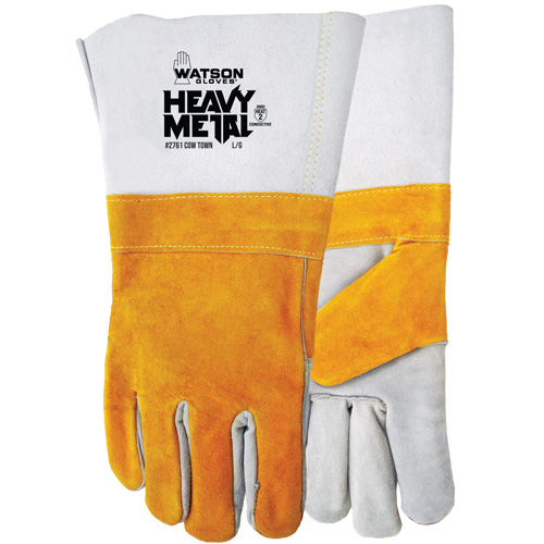 Cow Town Flame-Resistant Gloves, Split Cowhide, Size Small Waymarc Industries Inc