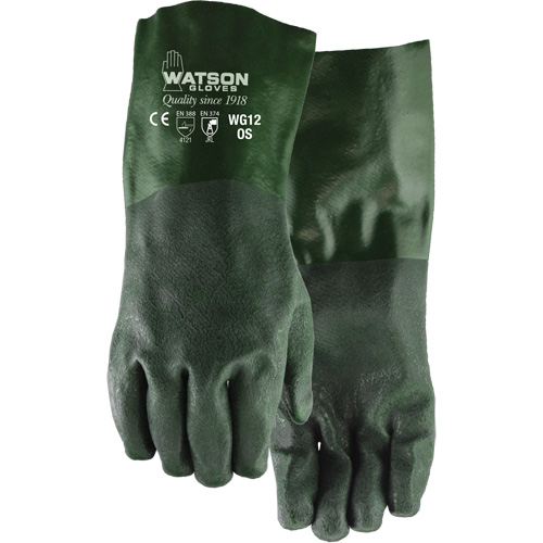 Gants enduits Dura Dip, 12" lo, PVC, Doublure en Jersey Waymarc Industries Inc