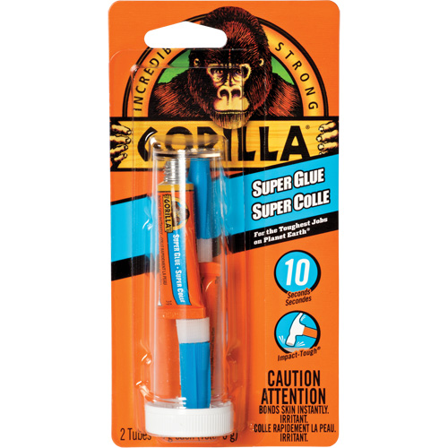 Super Glue, 2 x 3 g, Tube, Clear Waymarc Industries Inc