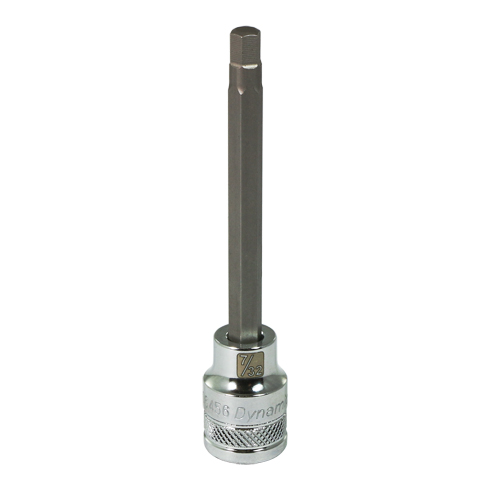 Long SAE Bit Socket, 7/32" x 3-5/8" L, 3/8" Drive Waymarc Industries Inc