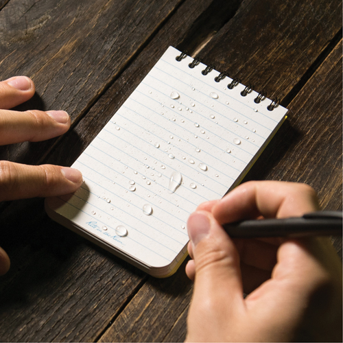 Pocket Top-Spiral Notebook, Soft Cover, Yellow, 100 Pages, 3" W x 5" L Waymarc Industries Inc