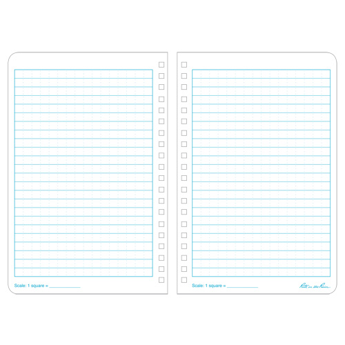 Carnet de notes de poche &agrave; spirale lat&eacute;rale, Couverture souple, Jaune, 64 Pages, 4-5/8" , 7"  Waymarc Industries Inc