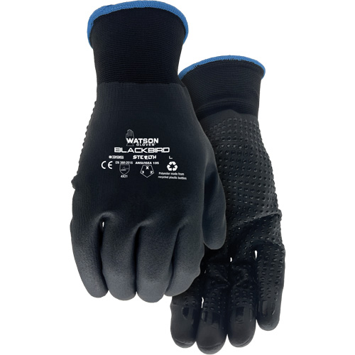 Gants enduits Stealth Blackbird, T-Grand, R&ecirc;vetement Nitrile micromousse, Calibre 15, Enveloppe en Polyester Waymarc Industries Inc