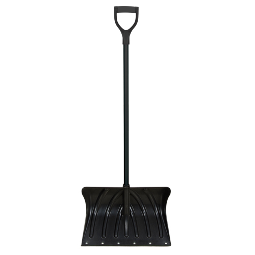 Pelle &agrave; neige en poly avec bande d'usure en acier, Lame Polypropyl&egrave;ne, Largueur 19-3/4", Manche Prise en D, Bande d'usure Compris Waymarc Industries Inc