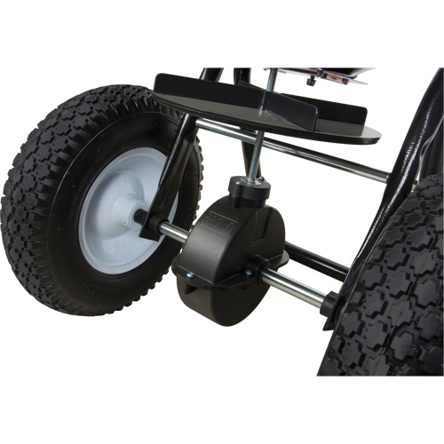 Broadcast Spreader, 11000 sq. ft., 50 lbs. capacity Waymarc Industries Inc