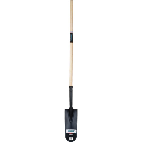 Pelle &agrave; drain robuste, Acier au carbone, Lame 16" x 6", 45" lo, Manche Droit Waymarc Industries Inc