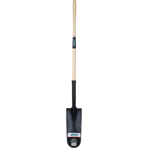 Pelle &agrave; drain, Acier durci, Lame 14" x 6", 46" lo, Manche Droit Waymarc Industries Inc