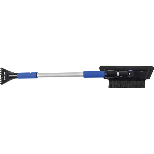 Brosse &agrave; neige, T&eacute;lescopique, lame Mousse de CAV/E, 48" Longueur, Noir/Bleu Waymarc Industries Inc