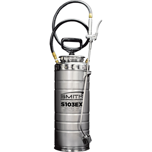 Vaporisateur de b&eacute;ton &agrave; compression s&eacute;rie industriel & entrepreneur, 3,5 gal. (16 L), Acier inoxydable, Lance de 24" Waymarc Industries Inc