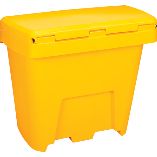 Salt & Sand Storage Bins, With Hasp, 21" x 27" x 26", 4.24 cu. ft., Yellow Waymarc Industries Inc