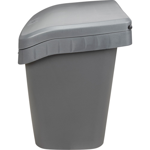 Bacs d'entreposage pour sel & sable, Avec Moraillon, 21" x 27" x 26", 4,24 pi³, Gris Waymarc Industries Inc