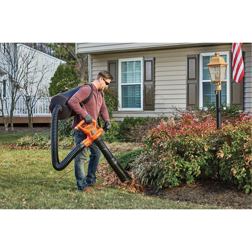 Souffleur/aspirateur/broyeur de feuilles 3-en-1 VacPack, Vitesse d'air 250 mi/h, &eacute;lectrique Waymarc Industries Inc