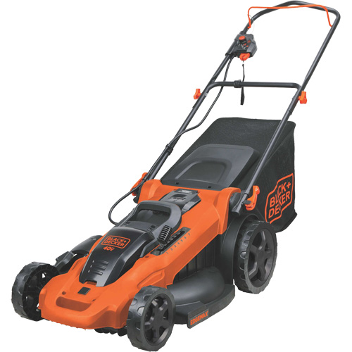 Ensemble de tondeuse &agrave; gazon sans fil 40 V Max*, Pouss&eacute;e, &agrave; pile, Largeur de coupe 20" Waymarc Industries Inc