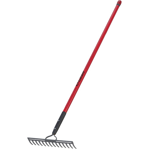 Level Rake, Fibreglass Handle, 14" W, Forged Steel Blade, 14 Tines Waymarc Industries Inc