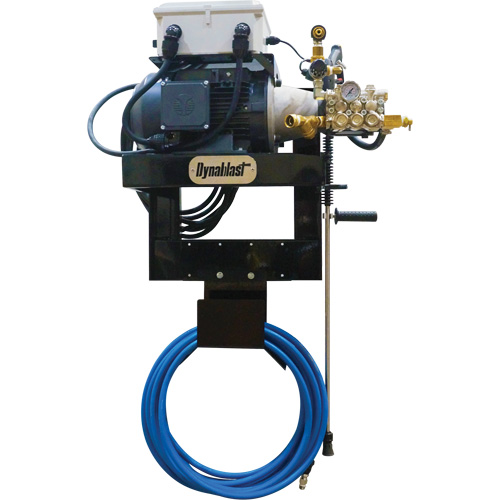 575V Wall Mounted Hot & Cold Water Pressure Washer, Electric, 1900 PSI, 4 GPM Waymarc Industries Inc