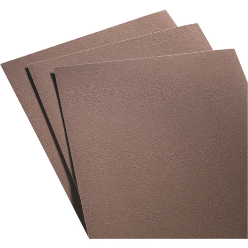 Papier abrasif en feuilles de tissu - Metalite K225, 9" x 11", Grain 40, Oxyde d'aluminium Waymarc Industries Inc