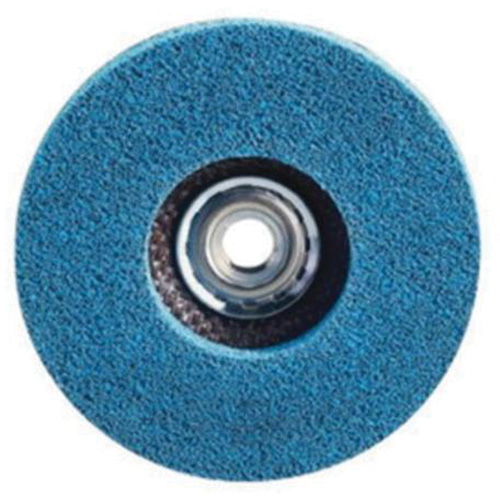 Disques &agrave; moyeu d&eacute;port&eacute; non tiss&eacute;s rapides Bear-Tex, 4-1/2" dia., Grain Fin, Oxyde d'aluminium Waymarc Industries Inc