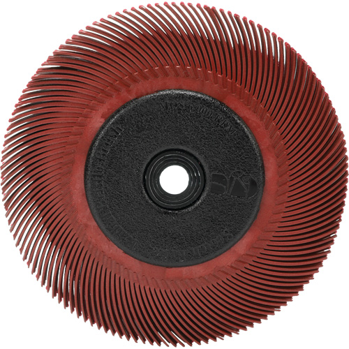 BROSSE RADIALE BRISTLE T-C,6",A/ADAPTATEUR 220, C&eacute;ramique, Grain 220, 6" dia. Waymarc Industries Inc