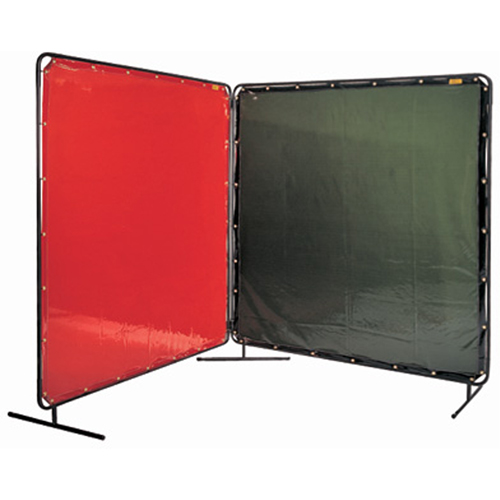 Welding Screen and Frame, Orange, 6' x 6' Waymarc Industries Inc