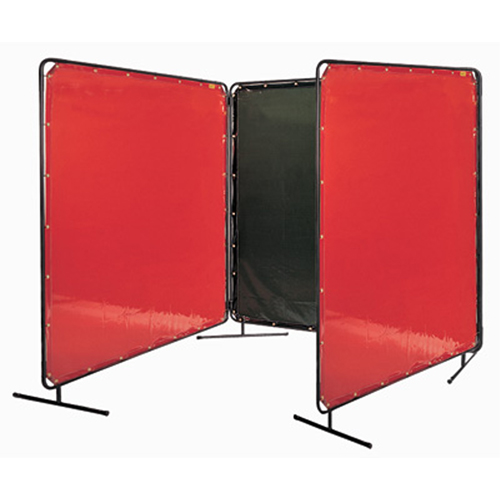 Welding Screen and Frame, Orange, 6' x 6' Waymarc Industries Inc