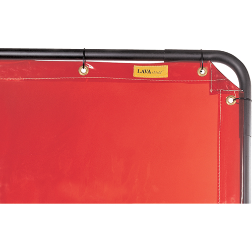 Welding Screen and Frame, Orange, 6' x 6' Waymarc Industries Inc