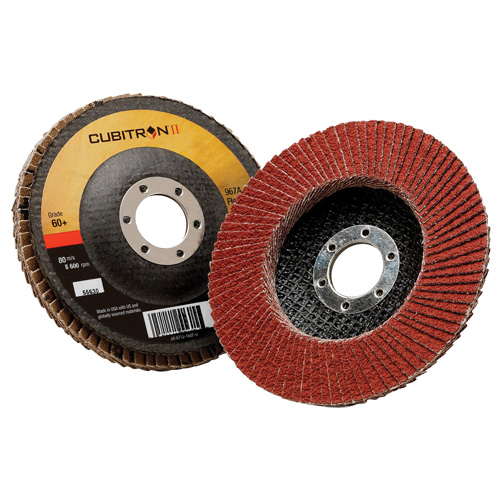 Cubitron II Flap Disc 967A, 5" x 7/8", Type 29, 40+ Grit, Ceramic Waymarc Industries Inc