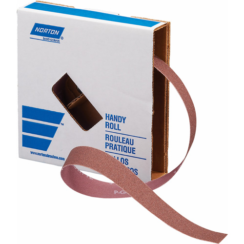 Metalite&reg; K225 Sanding Roll, Aluminum Oxide, 1" W x 30' L, P240-J Grit Waymarc Industries Inc