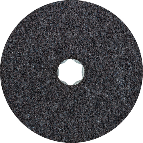 Disc de conditionnement de surface &agrave; boucles et crochets, 4-1/2" dia., Grain Moyen, Oxyde d'aluminium Waymarc Industries Inc