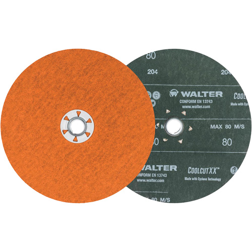 Disque de sablage Coolcut XX, 7" dia., Grain 80, C&eacute;ramique Waymarc Industries Inc