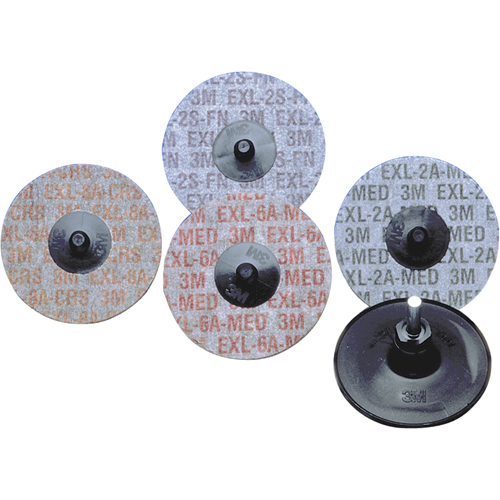 Buff & Blend&reg; Products - Scotch-Brite Exl Roloc Unitized Wheels, 2" x 2S Grit Waymarc Industries Inc
