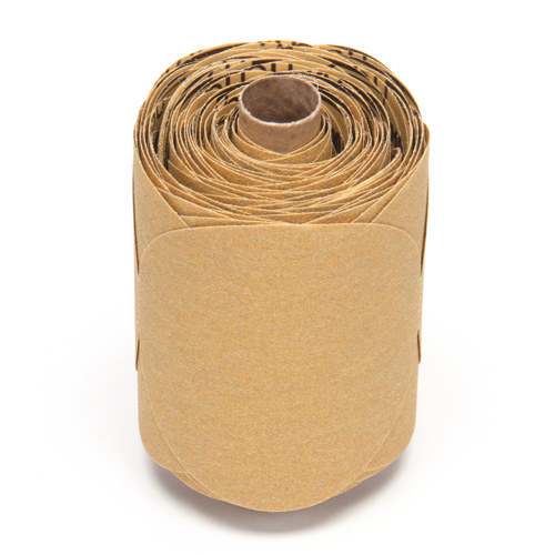 Stikit Gold Paper 216U Disc Roll, Aluminum Oxide, 5" W x 52' L, P100 Grit Waymarc Industries Inc
