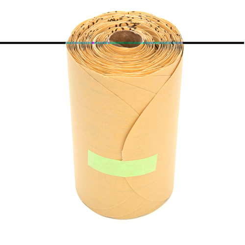 Rouleau de disques dor&eacute;s 216U Stikit, Oxyde d'aluminium, 6" la x 87' lo, Grain P400 Waymarc Industries Inc