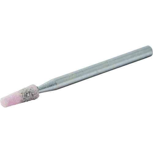 Meule mont&eacute;e vitrifi&eacute;e, B97, Oxyde d'aluminium, 1/8" dia., 3/8" lo, 80 Grain Waymarc Industries Inc