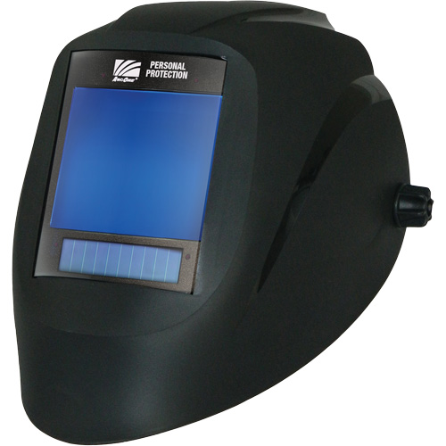 ArcOne&reg; Auto-Darkening Single Lense, 5" L x 4" W View Area, 5 - 13 Shade Range, Black Waymarc Industries Inc