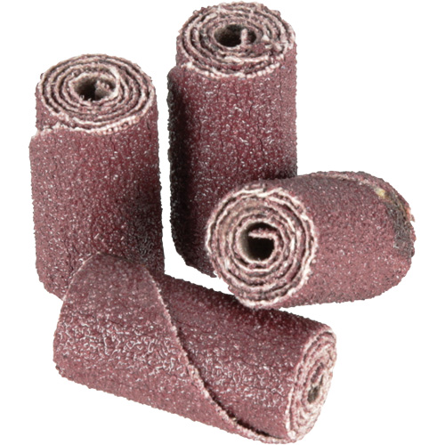 341D Sanding Cartridge Roll, 80 Grit, 1/2" Dia., Aluminum Oxide, 1" L, 1/8" Arbor Waymarc Industries Inc