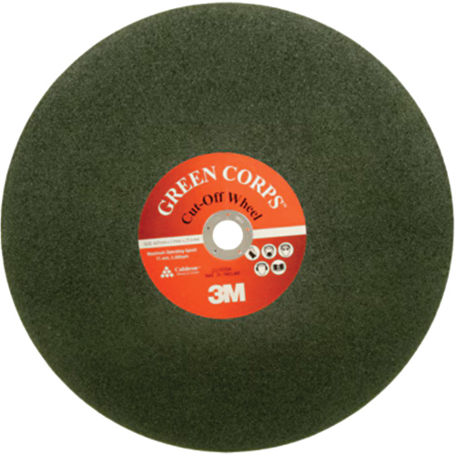 Green Corps Cut Off Wheel, 16" x Ceramic, 20000 RPM Waymarc Industries Inc