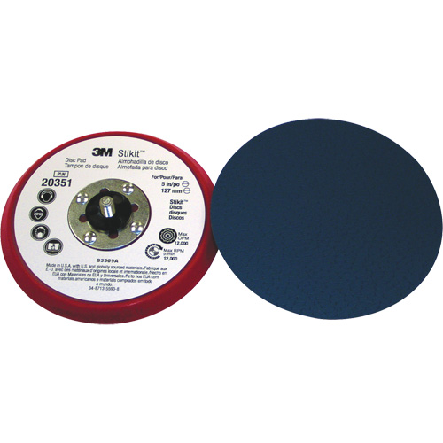 5" x 3/8" Stikit Low Profile Disc Pad 20351 Waymarc Industries Inc