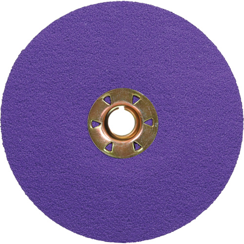 Cubitron 3 Quick-Change Fibre Disc, Ceramic, 80+, 5" Dia Waymarc Industries Inc