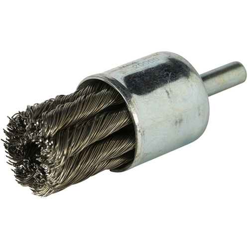 Brosse &agrave; fils nou&eacute;s avec moyeu, 1" dia. x 1/4" arbre Waymarc Industries Inc
