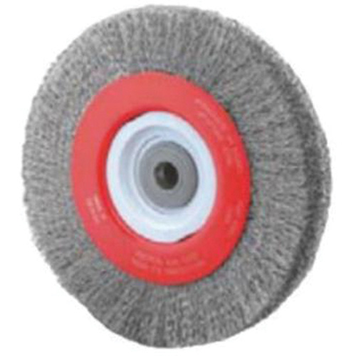 Roue d'&eacute;tabli sertie, 8" dia., Fils 0,014", Arbre 1/2"-2 Waymarc Industries Inc